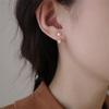 Fashion rhinestone pearl ear stud Earrings for Women  New Statement Pendientes Trendy Zircon Crystal Earring Jewelry Gift