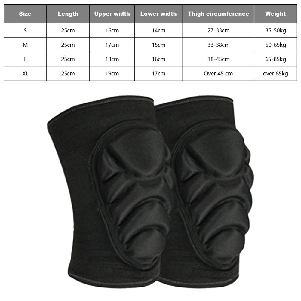 1Pair Thickened Protection Men Sports Kneepad Elastic Knee Pads Support Fitness Gear Basketball Brace Protector Male NonSlip Pad