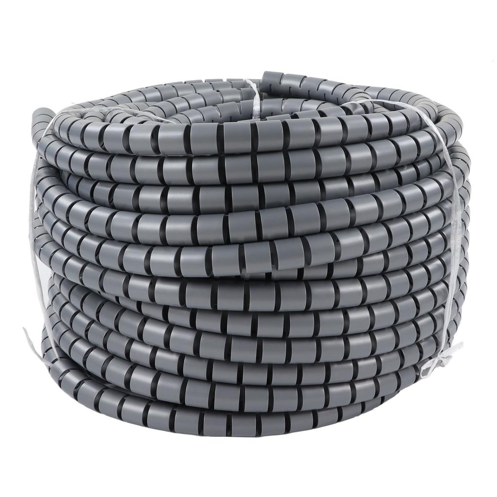Spiral-Kabelbinder PE-Kabelschutz Flexible Drahtwickelhülse Schutzhülle für Haushaltsgeräte 22mm 0.87in DURCHMESSER 50m