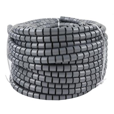 Spiral Cable Wrap PE Cord Sheath Flexible Wire Winding Tube Sleave Protector for Appliances 22mm   0.87in DIA 50m