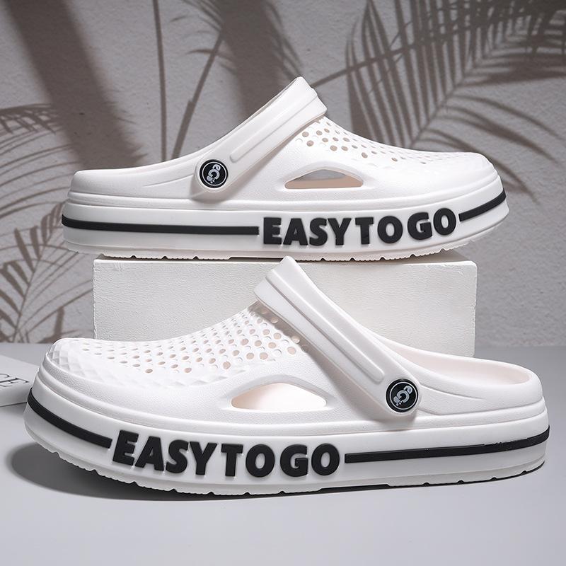 Sabots unisexes, chaussures de jardin, légères, antidérapantes, pantoufles, sandales de plage décontractées ajourées, chaussures pour adultes