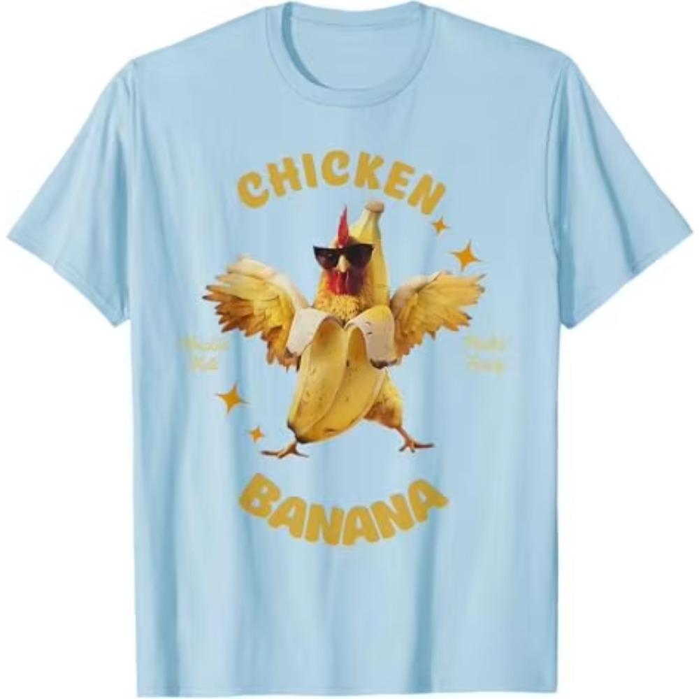 Vtipné Kuře Banán Pánské Dámské Dospívající Dětské Taneční Tričko Humor Milovník Tance Grafický Outfit Y2k Design Nápisové Tričko Novinka Dárek