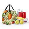Fresh Vegetable Pattern Insulated Lunch Bag for Kids School Cooler Thermal Food Box Tote Leakproof Lunch Boxes Container