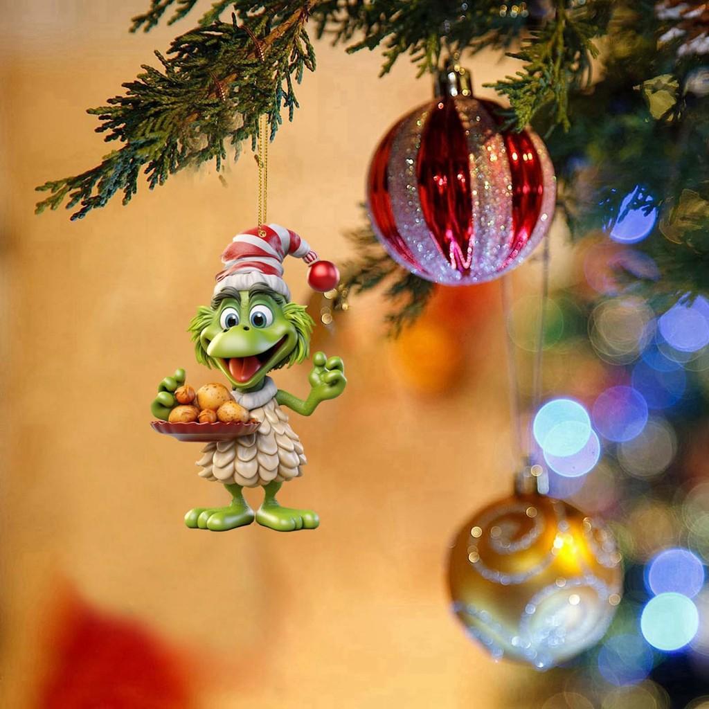 Acrylic Chicken Whimsical Car Accessory Charming Holiday Decor Tree