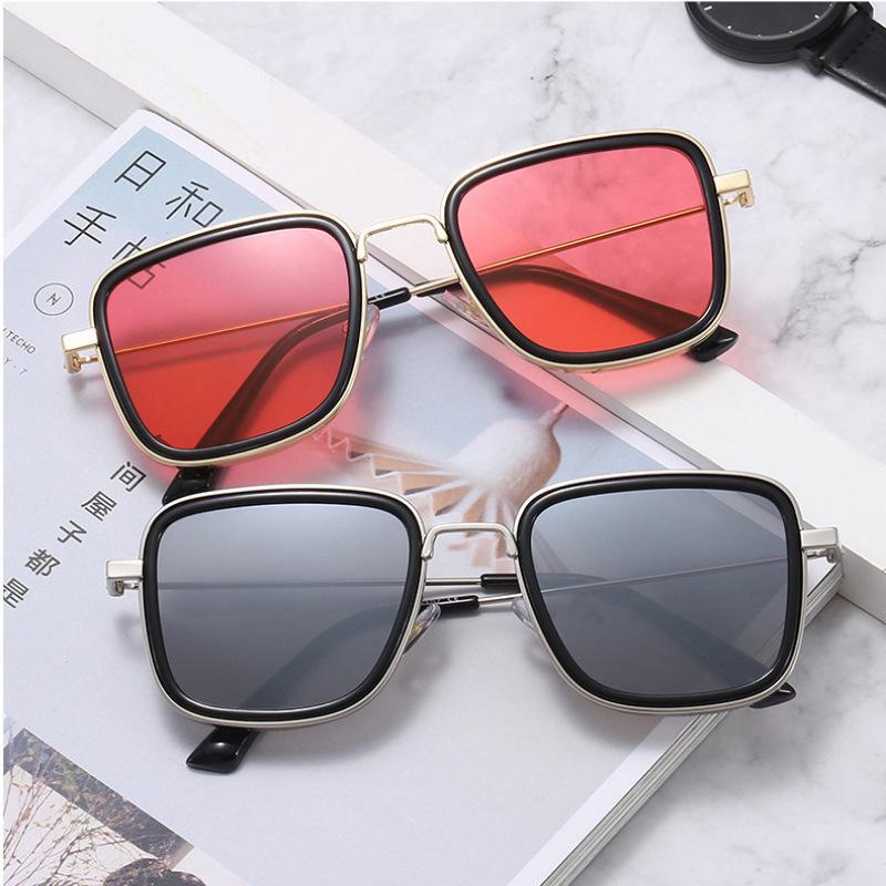 Trendige Metall-Sonnenbrille mit kleinem Rahmen: Unisex Europäischer & Amerikanischer Street Style - Internet-Berühmtheit 58157