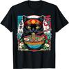 Cats Ramen Noodle Japanese Anime Kawaii Cat T-Shirt