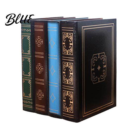 Small Item Storage Box Fake Book Decoration Ornaments Flip-Top Hollow Design