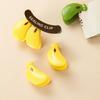 3Pcs Banana Shape Magnetic Bag Clip, Kitchen Sealing Clamp for Chip Snack Bags, Refrigerator Magnet Closer