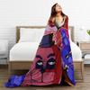 FNAFs Plush Blanket Kids Adult  Flannel Bedding Throws For Couch Chair Sofa Bed Warm Customized Quality Bedspread Gift