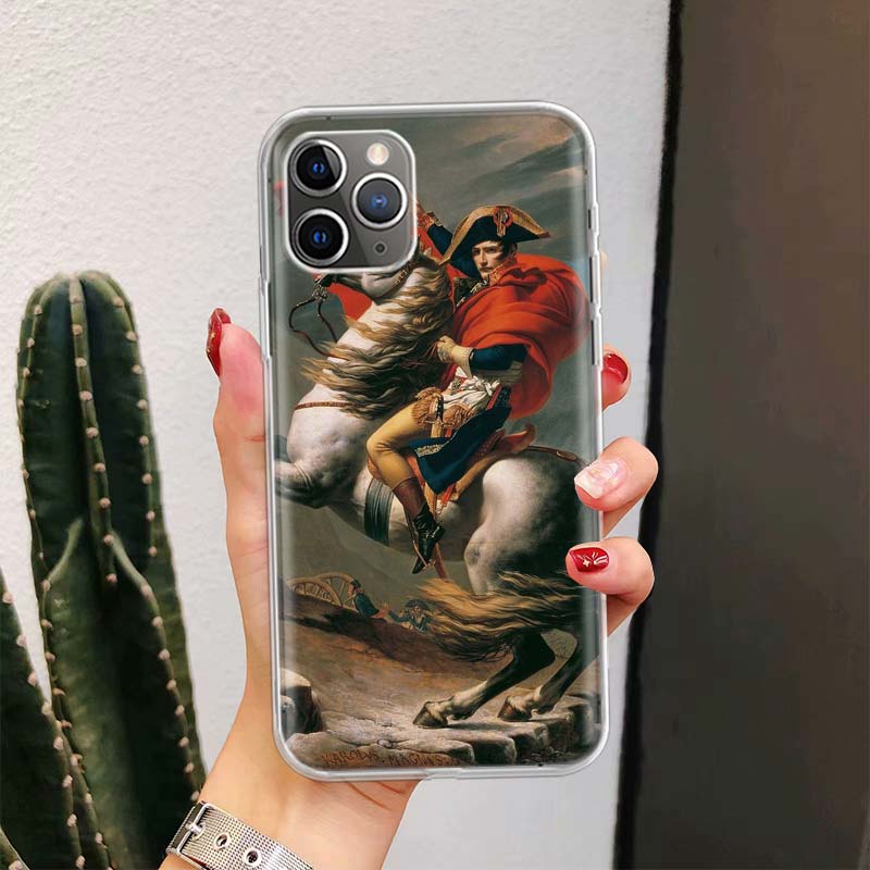 

Napoleon Bonaparte For iPhone 17 Air 16 15 14 Plus 13 Mini 12 11 Pro Max Phone Case 16E 7 Print 8 SE Fundas Cover Soft Coque 16 iPhone 7(8)SE