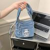 Small Square-shaped Fashionable Embroidered Money Pouch for Mobile Phone, Single Shoulder Crossbody Bag Casually