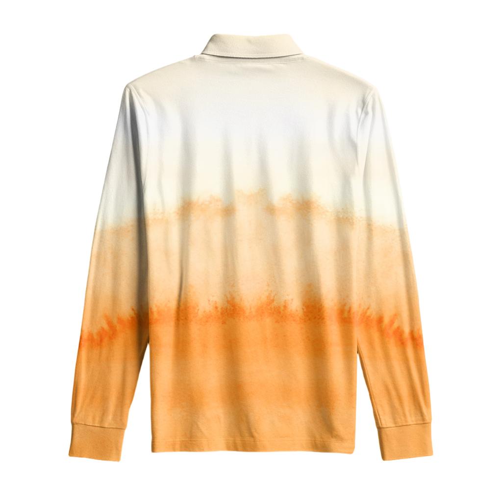 Men's Casual Retro Small V-neck Long-sleeved Top