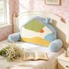 Soft Upholstered Bedside Cushion - Washable Tatami Style for Kids' Bedroom