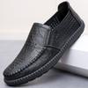 Fashion Lightweight Moccasin Leather Shoes for Men Mesh Non Slip New In Designer Legitimate Low Price Cowhide Slip-on Pu Man Casual Shoe