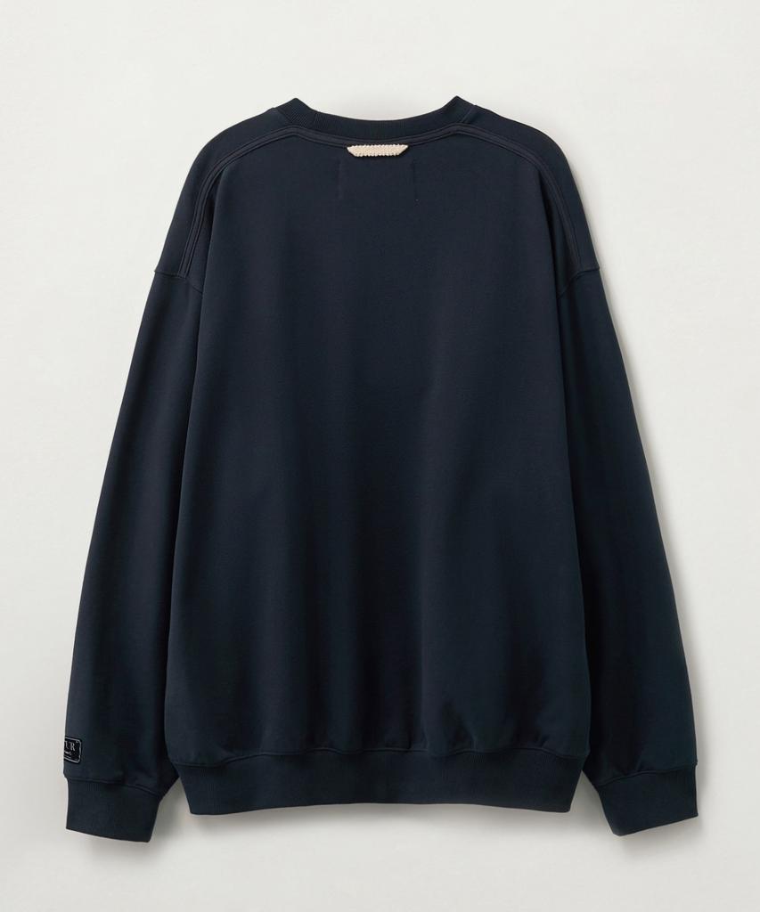 Seteo Lauren Small Logo Basic Sweatshirt Navy
