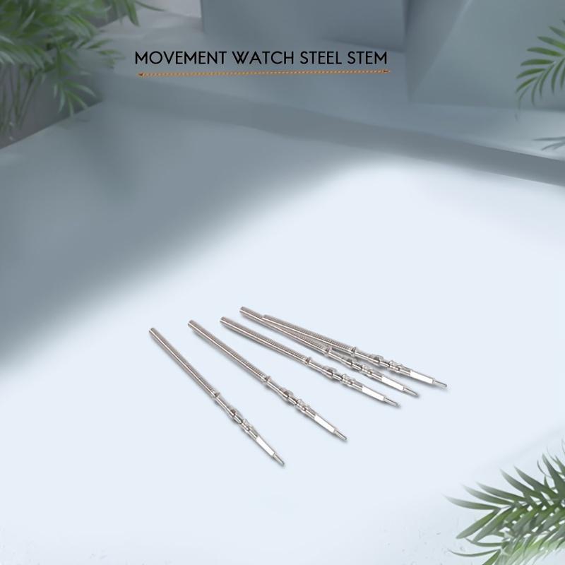 5 Stück Uhrwerk Uhr Stahl Aufzugswelle Krone Kit Uhr von Teilen NH35 NH36 NH38 NH39 Uhrwerk Uhr Aufzugswelle Ersatzteile 5 Stück Uhrwerk Uhr
