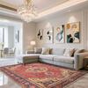Home Decoration Luxury Persian Style Antiskid Living Room Rug Big Size Easy Clean Coffee Tables Mat Soft Foldable Room Carpet