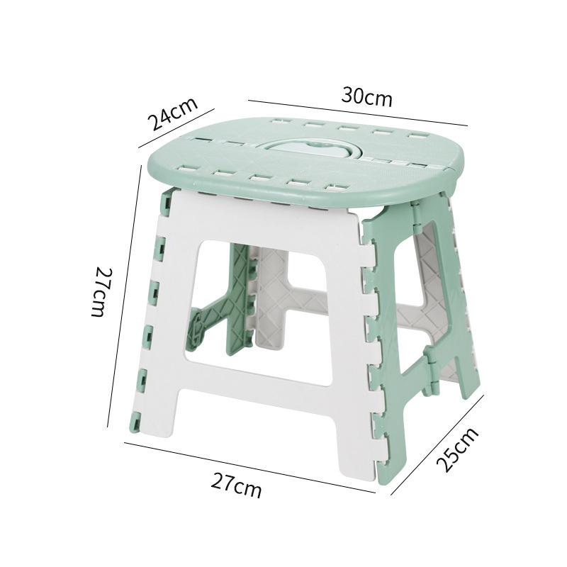 Portable Plastic Folding Stool Outdoor Folding Camping Stool Ultra Light Folding Fishing Chair for Home Bathroom Kitchen Camping