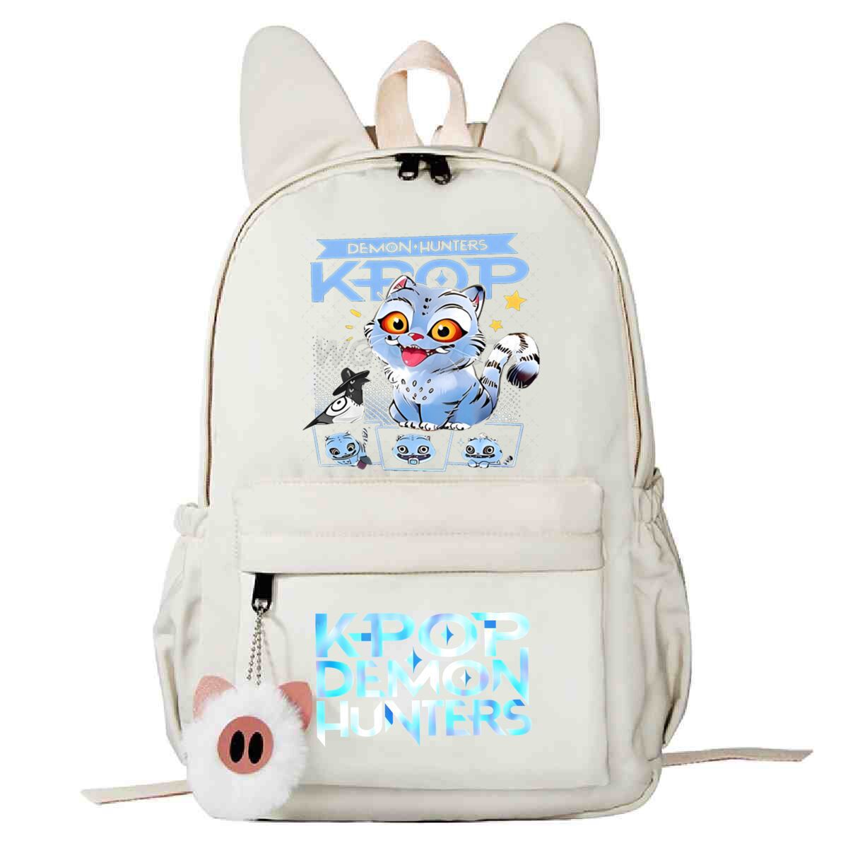 

K-pop охотник на ведьм милые кроличьи ушки персонализированный рюкзак колледжский ветер тренд ins ученик средней школы школьный рюкзак No specification