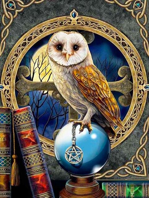 5D DIY Diamond Painting Owl Diamond Embroidery Animal Needlework Cartoon Cross Stitch Kits Mosaic Art Child Room Decor