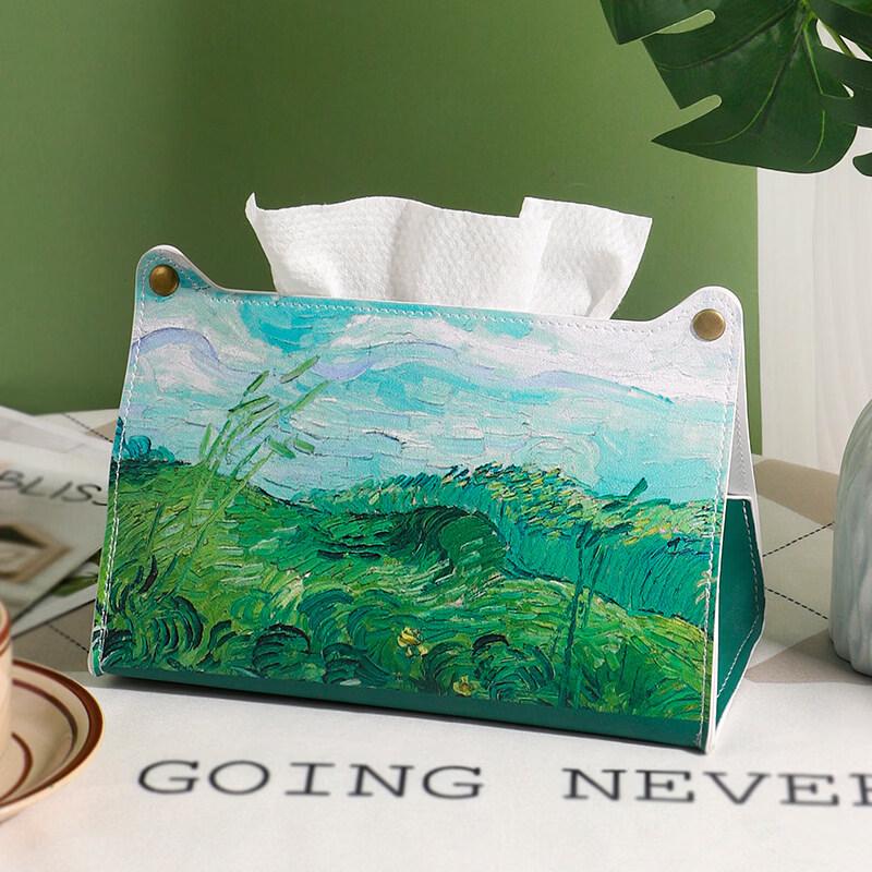 LIEI Oil Painting Tissue Box