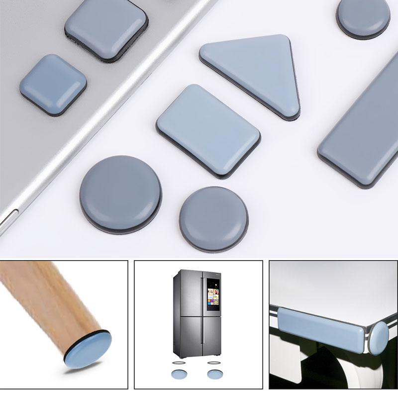 8pcs/Set Furniture Slider Pad Table Bases Protector Chair Leg Feet Coaster Carpet Ground Magic Moving Anti-Abrasion Floor Mat