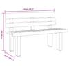 Garden Bench White 110x52x71 cm Polypropylene