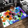 Happy smiling Cartoon Characters Office Rug Chair Mat, Game Carpet, Suitable for Front Door, Bedroom, Living Room, Desk, Holiday Gift