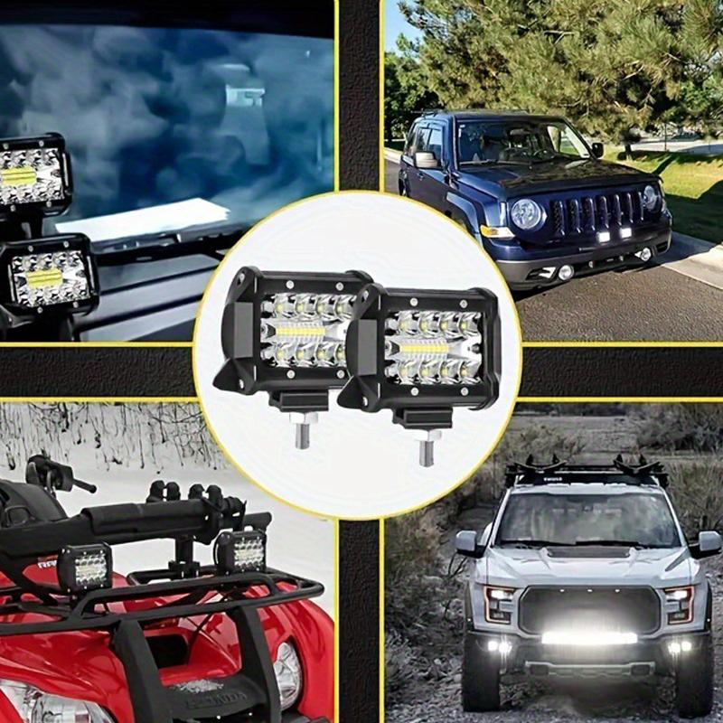 24V LED Work Light Bar Car High Brightness LED Spotlights 60W 20Led Work Lamps For Pickup Truck Van Jeep SUV 4x4