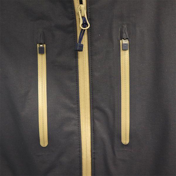 UNIQLO Nylon jacket S Navy x beige Women Used