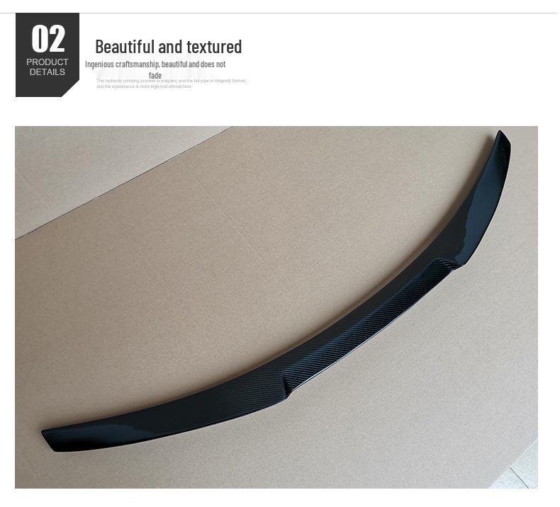 Carbon Fiber Rear Wing for BMW 3 Series G20/G28, M4-Style Tail Wing Diffuser.