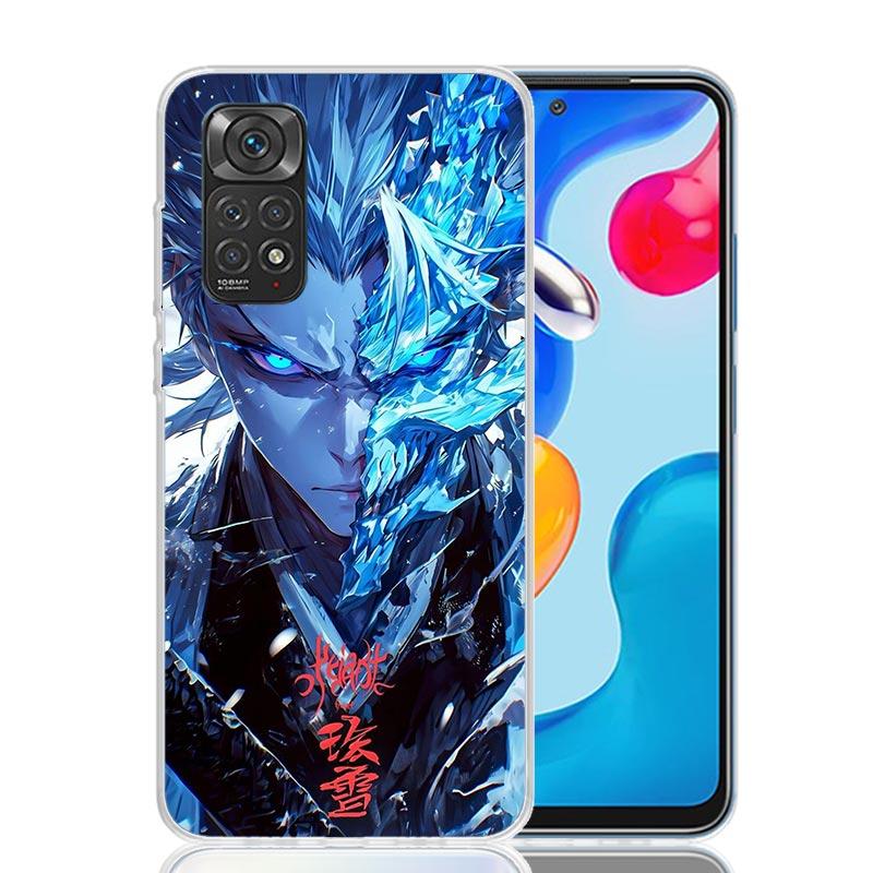 Hitsugaya Toushirou Bleach Phone Case For Xiaomi Redmi Note 15 14 13 12S 12 Pro Plus 11S 11E 11 11T 10S 10 Art Soft Pattern Cove