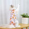 1Pcs Breathable Dog Cats Jumpsuit Pet Supplies  Cartoon Cat Sterilisation Clothes Print Anti-Scratch Pet Surgery Suit