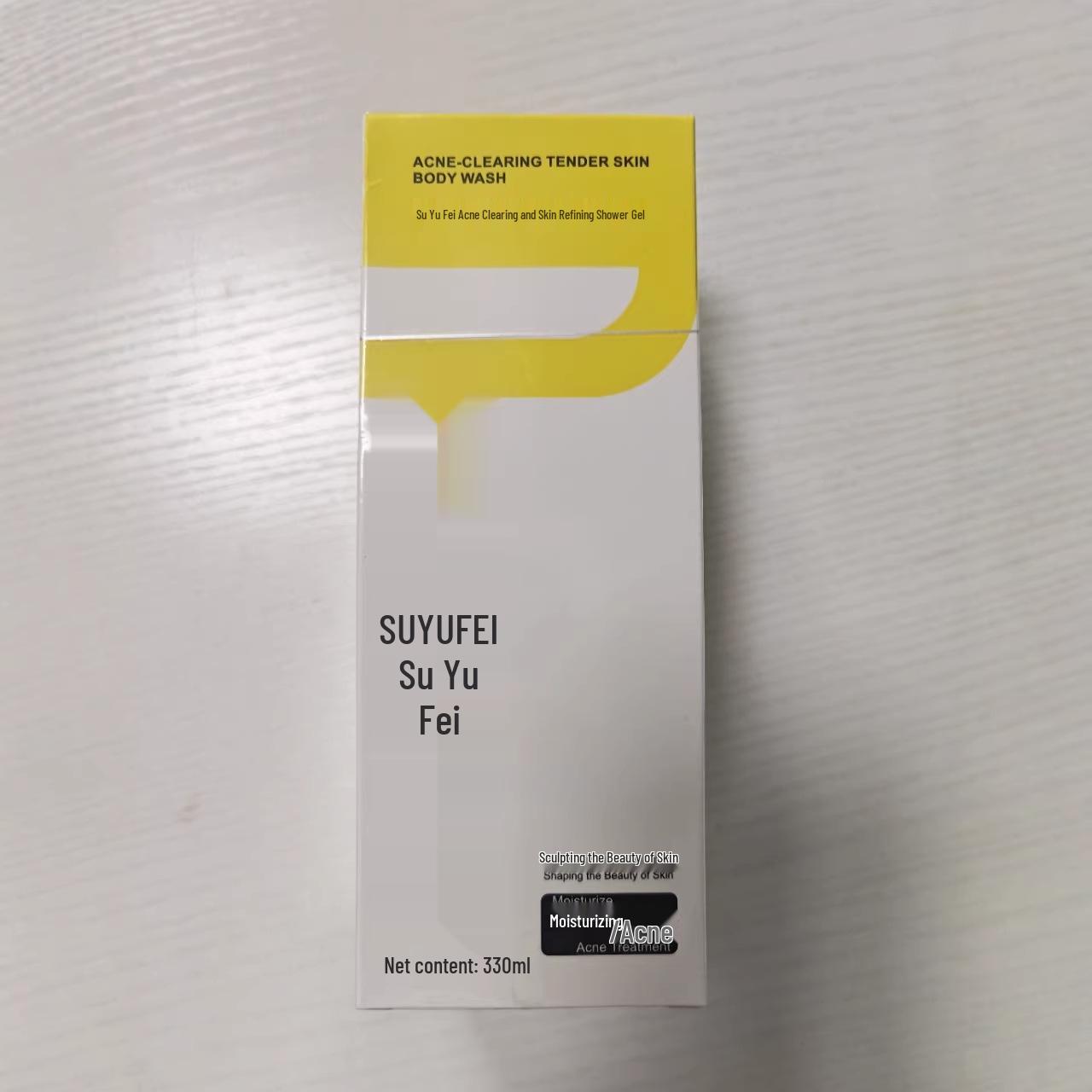 

Su Yufei Clear Skin Refreshing Acne Cleanser - Gentle, Deep Cleansing, Non-Tightening, Oil-Control, and Moisturizing Shower Gel.