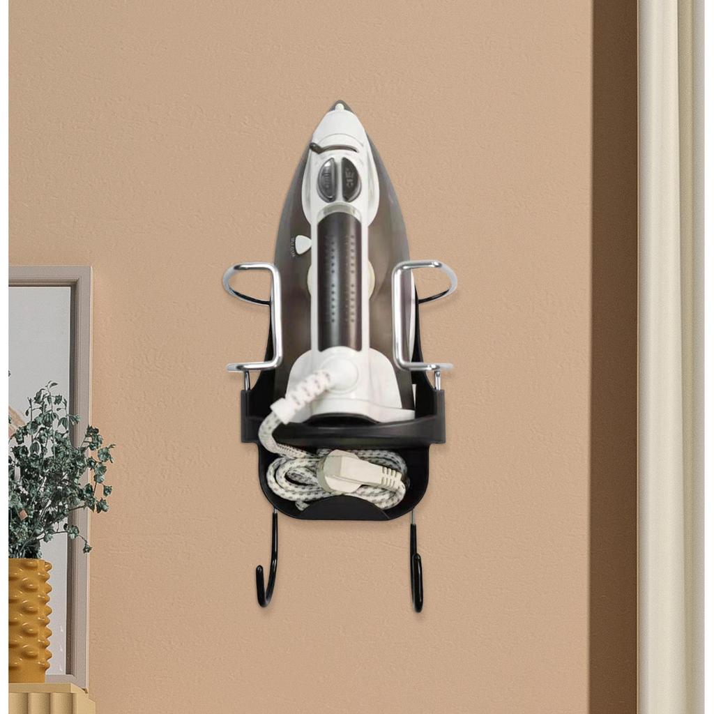 Wall Mounted Ironing Board Holder PBT Flame Retardant Organizer Iron Rack for Folding Iron Board