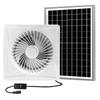 12V Solar-Powered Round Exhaust Fan for Household Bathroom Window Ventilation