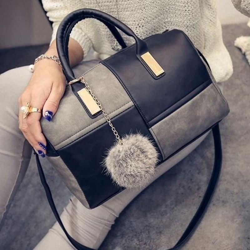 

Модная сумка через плечо Boston Сумка через плечо Женские сумки через плечо из искусственной кожи через плечо