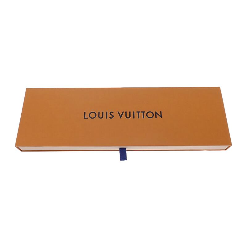 LOUIS VUITTON  M77847 tie gray silk mens