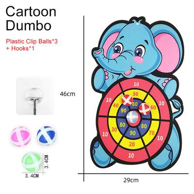 Cartoon Animal Dart Board For Children, Indoor Dart Board For Kids, Comes With 3 Balls + Hanger
