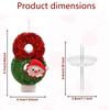 Christmas Happy Birthday Candles Number0-9 for Cake Decorating Supplies Unscented Number Candles Cake Topper Decorations