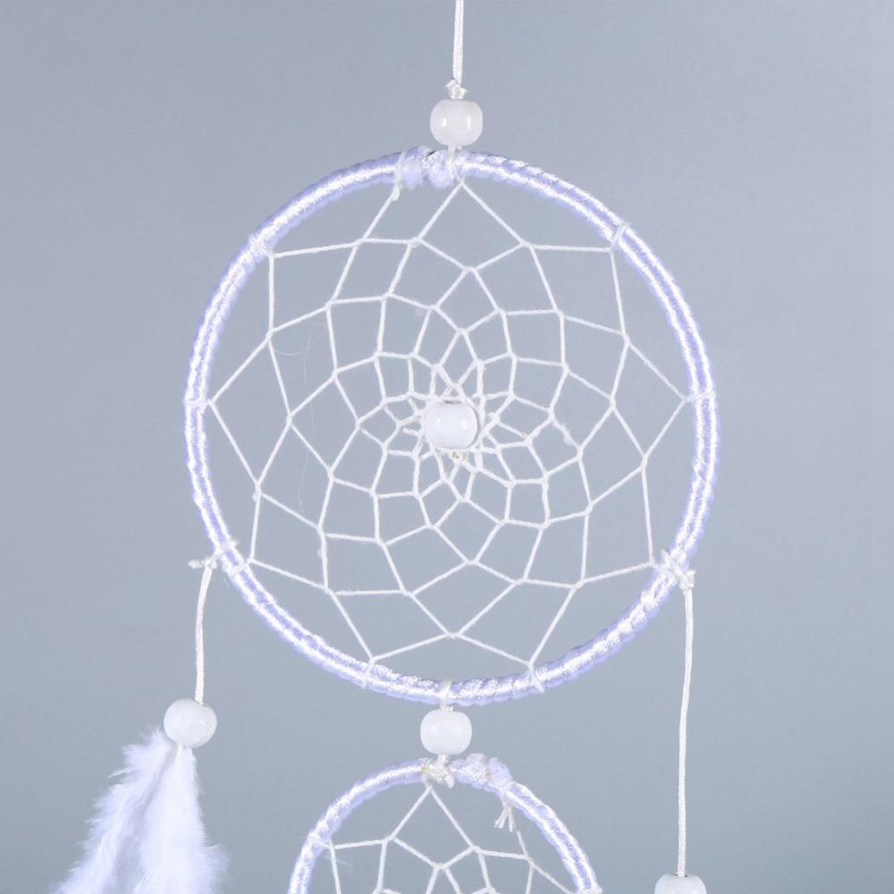 soft white feather white feather wall hanging 17.72in white handmade ethnic feather decor car interior feather ornament