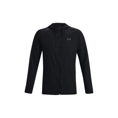 Sun Protection Series Solid Color Logo Sports Casual Hooded Jacket Men Jackets Black 1370499-001