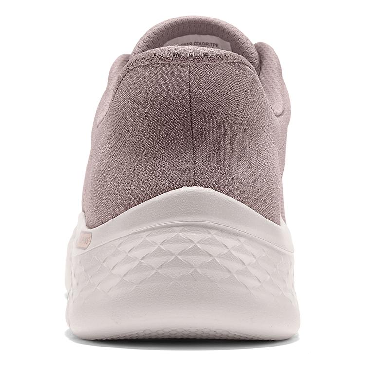 Skechers Go Walk Comfortable Fashion Simple Versatile Low Top Running Shoes Women sneaker Gray Brown 125516-TPE