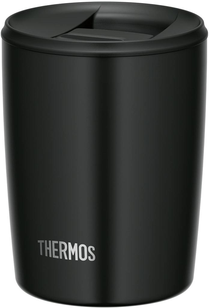 Thermos Vacuum Insulated Tumbler with Lid, 300ml, Black, JDP-300 BK