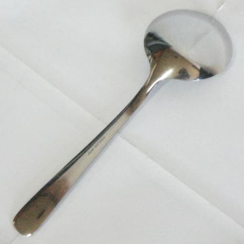Nagao Hakaku Bouillon Spoons, 14.7cm, Set of 12, Stainless Steel, Dishwasher Safe, Commercial Use, Made In Japan