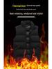 Men's Windproof Stand Collar Cotton Vest - Warm, Velvet-Lined, Casual Hong Kong Style for Autumn/Winter