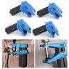 Vertical pipe clamp, brake hose clamp and nozzle clamp, made of highly bending-resistant ABS material, with high   and pressure resistance, for c