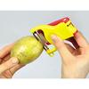 PEARL METAL Gadgetcon CC-1216 Safety L-Shaped Peeler, Red X Yellow, 17cm Long X 7.5cm Wide X 2cm High