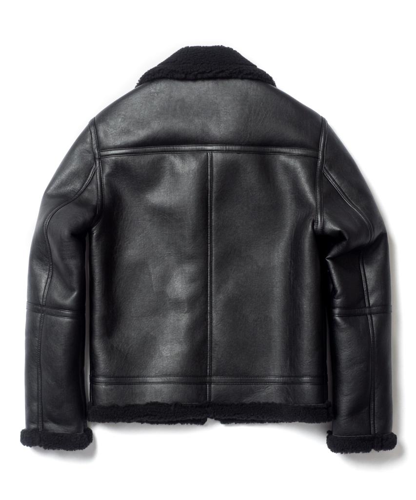 Qt8 Garments Rg B-3 Mouton Jacket (Black)