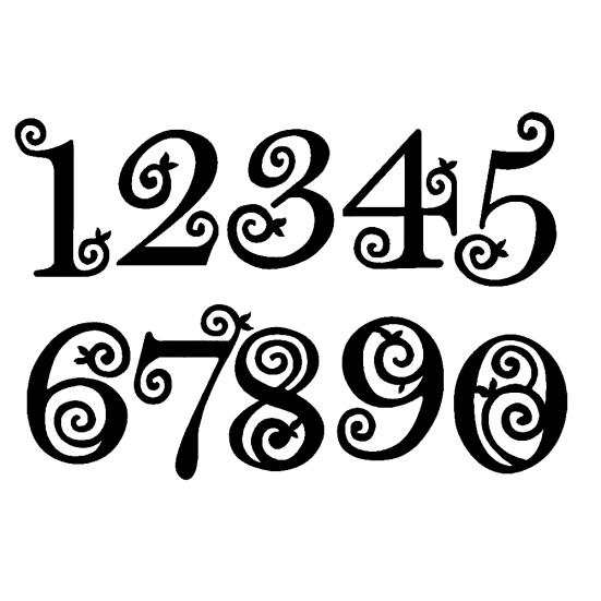 0-9 Digitale Metallschneidformen Schablone für DIY Scrapbooking Prägepapier